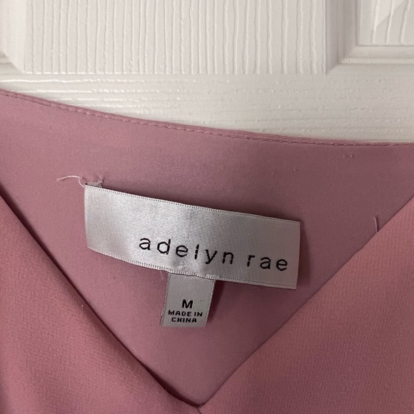 Adelyn Rae Blush Colored Dress Size M - Picture 2 of 3